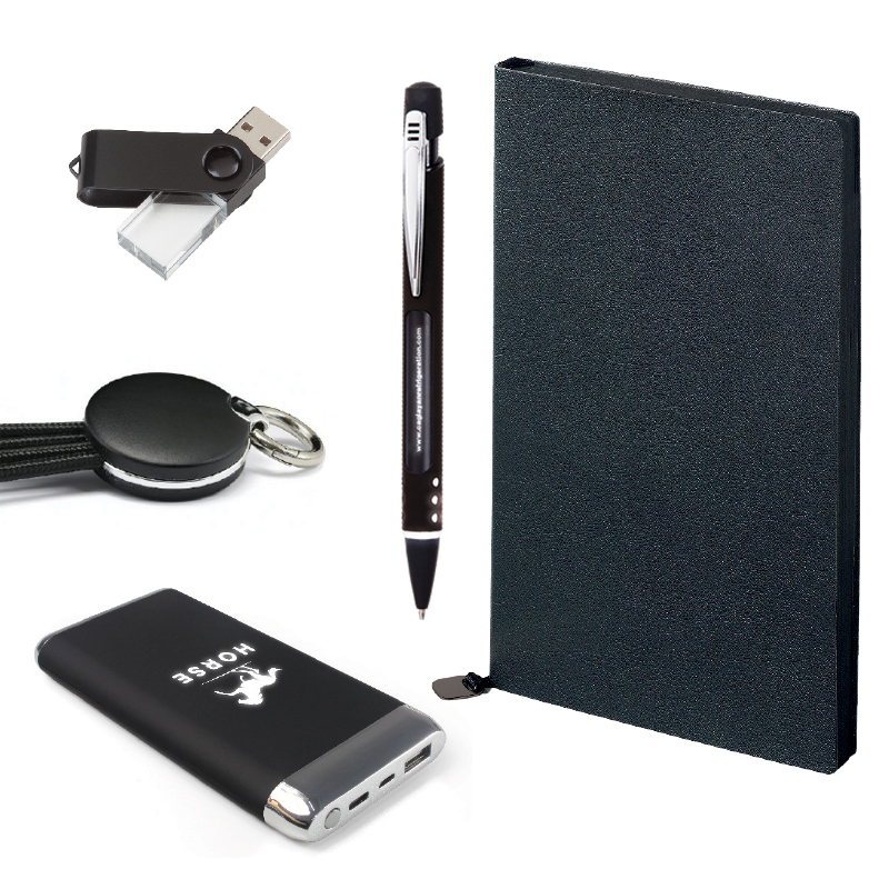 Promosyon Hediyelik Set  Powerbank  Usb Bellek  Defter  Metal Kalem  Anahtarlık