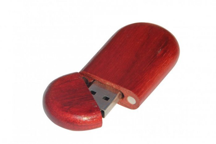 Promosyon KDA-1111-OVAL AHŞAP USB BELLEK