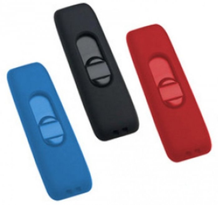 Promosyon KDP-1013-SORİ IŞIKLI RUBBER PLASTİK USB BELLEK