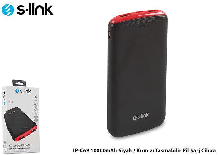 Promosyon S-link IP-C69-SİYAH-KIRMIZI