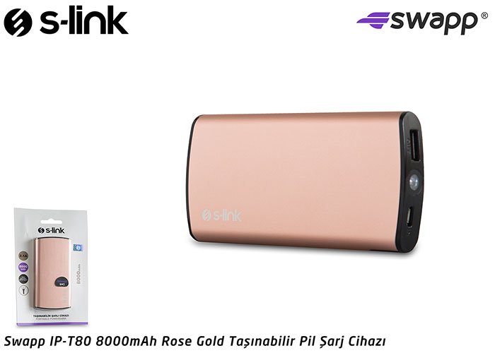 Promosyon S-link Swapp IP-T80-ROSE GOLD