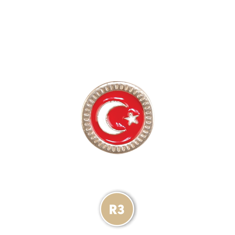 Rozet  Türk Bayrağı