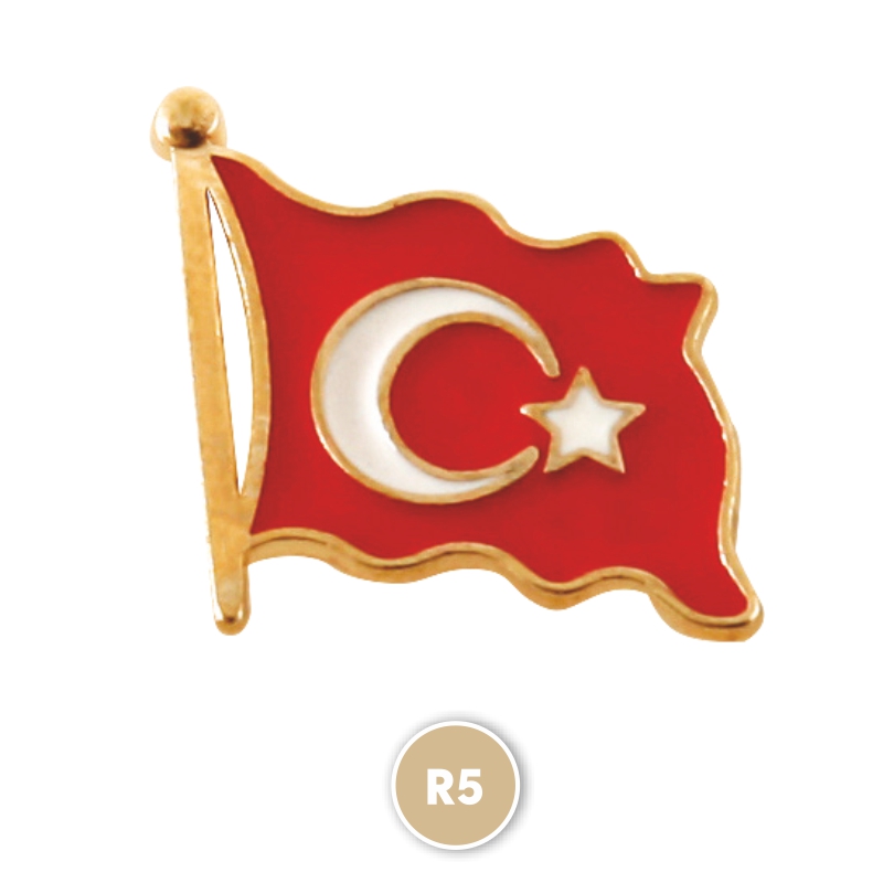 Rozet  Türk Bayrağı